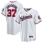 Stephen Strasburg Washington Nationals Nike Home Replica Jersey - White - Nike Lifestyle