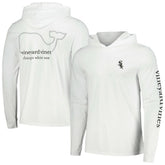 Chicago White Sox Vineyard Vines Long Sleeve Hoodie T-Shirt - White - MLB Sale
