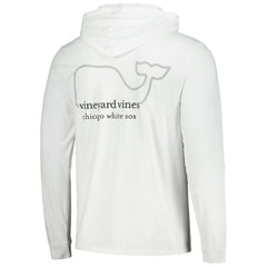 Chicago White Sox Vineyard Vines Long Sleeve Hoodie T-Shirt - White - MLB Sale