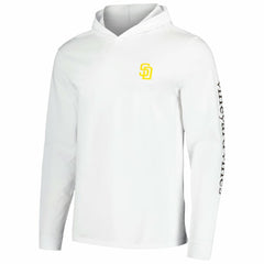 San Diego Padres Vineyard Vines Long Sleeve Hoodie T-Shirt - White - MLB Online