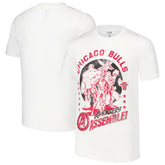 Chicago Bulls Youth NBA x Marvel Avengers Squad T-Shirt White