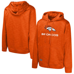 Denver Broncos Streak Fleece Pullover Hoodie Orange