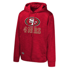 San Francisco 49ers Streak Fleece Pullover Hoodie Scarlet