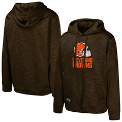 Cleveland Browns Streak Fleece Pullover Hoodie Brown