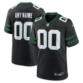 Nike New York Jets Alternate Custom Game Jersey Legacy Black