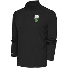 Philadelphia Flyers Antigua Shamrock Tribute Quarter-Zip Pullover Top - Charcoal - NHL 201296837
