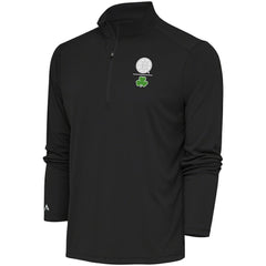 Boston Bruins Antigua Shamrock Tribute Quarter-Zip Pullover Top - Charcoal - NHL 201296854