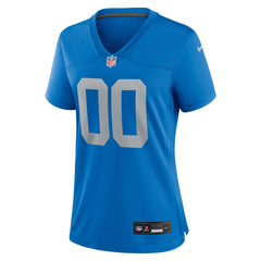 Nike Detroit Lions Women's Alternate Custom Game Jersey Blue