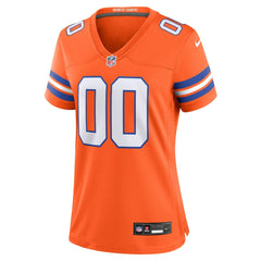Nike Denver Broncos Women's Mile High Collection 1977 Throwback Custom Game Jersey Orange