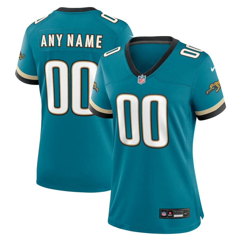 Nike Jacksonville Jaguars Women's Prowler Throwback Custom Game Jersey Teal