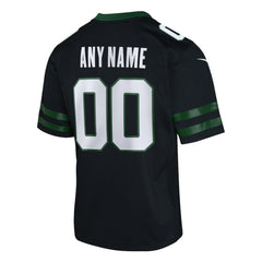 Nike New York Jets Youth Alternate Custom Game Jersey Black