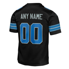 Nike Detroit Lions Youth Alternate Custom Game Jersey Black