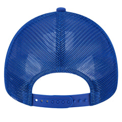 New York Knicks Tip Off A-Frame Trucker 9FORTY Adjustable Hat Blue/Orange | New Era