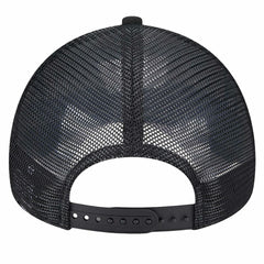 Brooklyn Nets Tip Off A-Frame Trucker 9FORTY Adjustable Hat Black/Charcoal | New Era online
