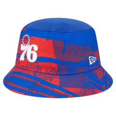 Philadelphia 76ers Tip-Off Bucket Hat Royal/Red | New Era US