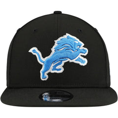 Detroit Lions New Era Basic 9FIFTY Snapback Hat Black
