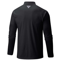 Cincinnati Reds Columbia Terminal Tackle Omni-Shade Raglan Quarter-Zip Pullover Top - Black - Columbia Sale