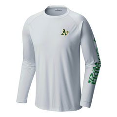 Athletics Columbia Terminal Tackle Long Sleeve T-Shirt - White - Columbia Lifestyle
