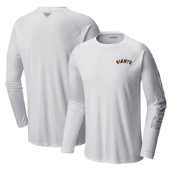 San Francisco Giants Columbia Terminal Tackle Long Sleeve T-Shirt - White - Columbia Online