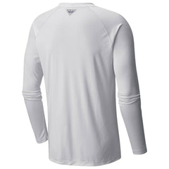 Texas Rangers Columbia Terminal Tackle Long Sleeve T-Shirt - White - Columbia Discount