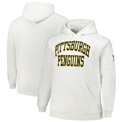 Pittsburgh Penguins Fanatics Big & Tall Fleece Pullover Hoodie - White - NHL 201302792