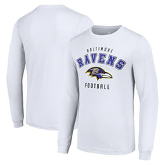 Baltimore Ravens Starter Long Sleeve T-Shirt White