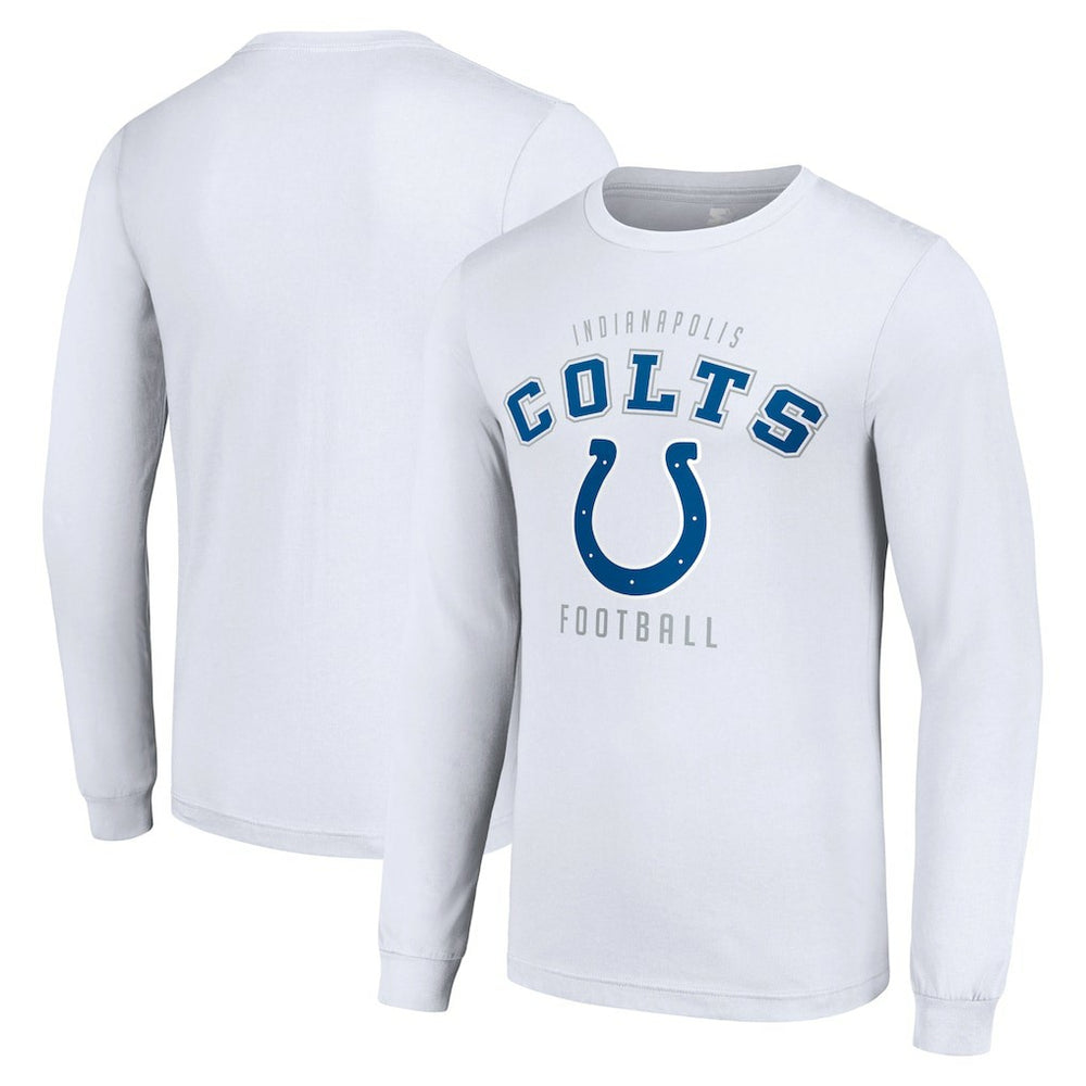 Indianapolis Colts Starter Long Sleeve T-Shirt White