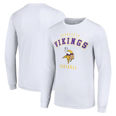 Minnesota Vikings Starter Long Sleeve T-Shirt White