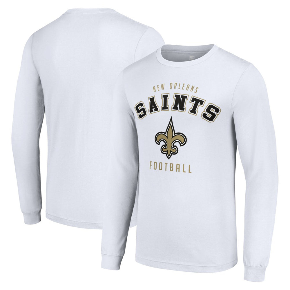 New Orleans Saints Starter Long Sleeve T-Shirt White