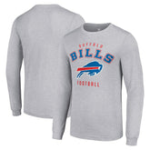 Buffalo Bills Starter Long Sleeve T-Shirt Heather Gray
