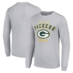 Green Bay Packers Starter Long Sleeve T-Shirt Heather Gray