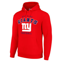 New York Giants Starter Unisex Logo Pullover Hoodie Red