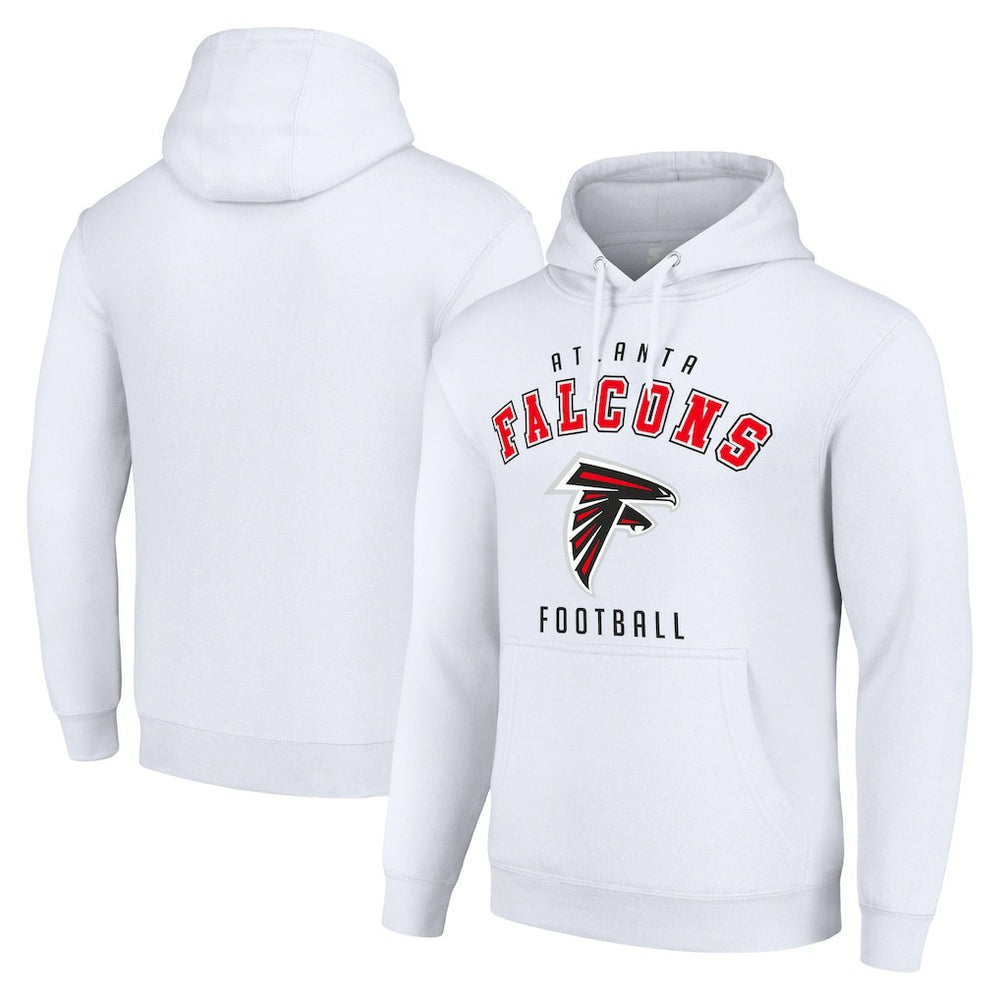Atlanta Falcons Starter Unisex Logo Pullover Hoodie White