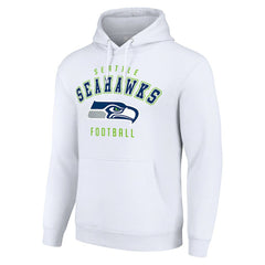 Seattle Seahawks Starter Unisex Logo Pullover Hoodie White