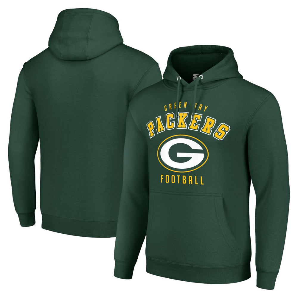 Green Bay Packers Starter Unisex Logo Pullover Hoodie Green