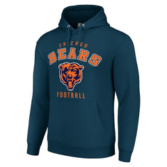 Chicago Bears Starter Unisex Logo Pullover Hoodie Navy