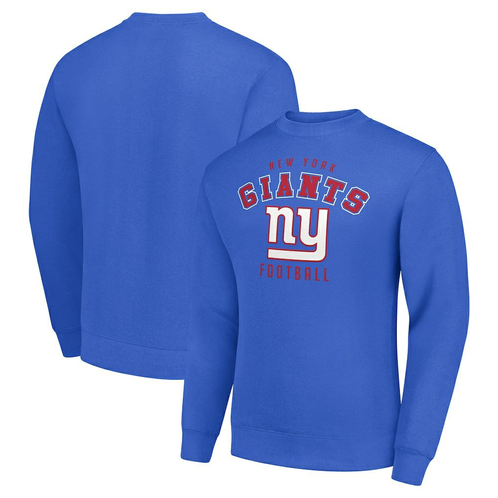 New York Giants Starter Team Logo Pullover Sweatshirt Royal