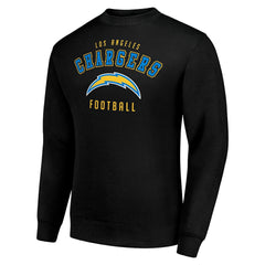 Los Angeles Chargers Starter Team Logo Pullover Sweatshirt Black