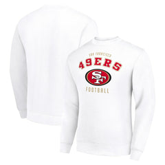 San Francisco 49ers Starter Team Logo Pullover Sweatshirt White