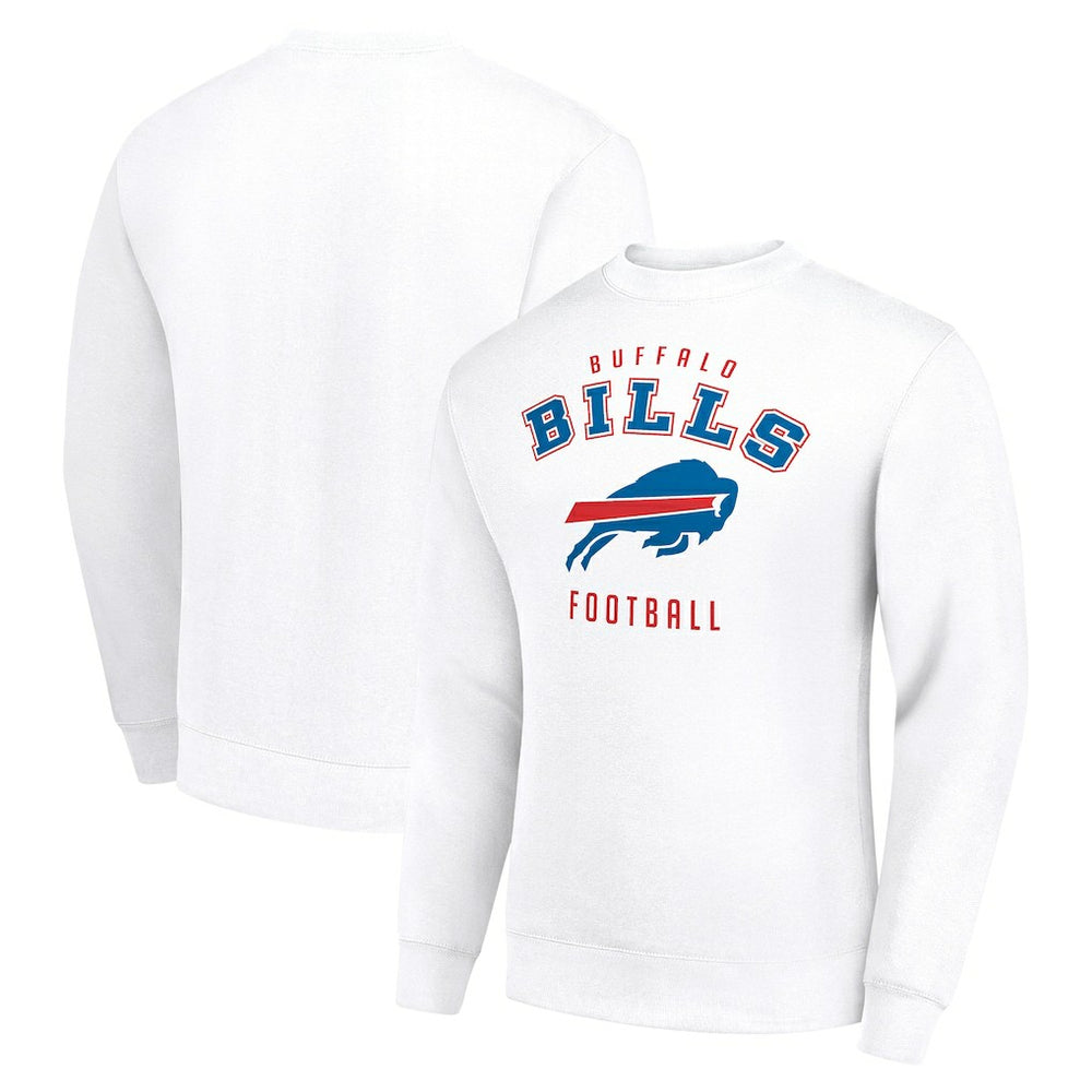 Buffalo Bills Starter Team Logo Pullover Sweatshirt White