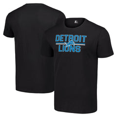 Detroit Lions Starter Team Mesh Print Graphic T-Shirt Black