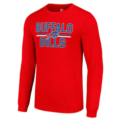 Buffalo Bills Starter Team Mesh Print Graphic Long Sleeve T-Shirt Red