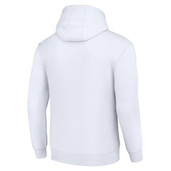 Minnesota Vikings Starter Unisex Team Mesh Print Graphic Tri-Blend Pullover Hoodie White