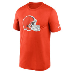 Nike Cleveland Browns Legend Logo Helmet Performance T-Shirt Orange