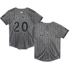 Pete Alonso New York Mets Nike Preschool 2024 City Connect Limited Player Jersey - Graphite - Nike on Sale