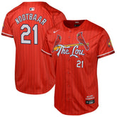 Lars Nootbaar St. Louis Cardinals Nike Youth 2024 City Connect Limited Player Jersey - Red - Nike Lifestyle