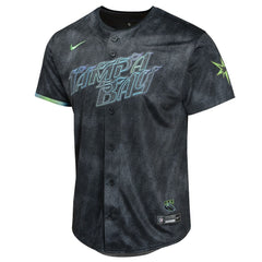 Shane McClanahan Tampa Bay Rays Nike Youth 2024 City Connect Limited Player Jersey - Charcoal - Nike Sale