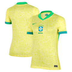 Brazil National Team Women's 2024 Home Stadium Replica Jersey – Yellow - Nike cheap