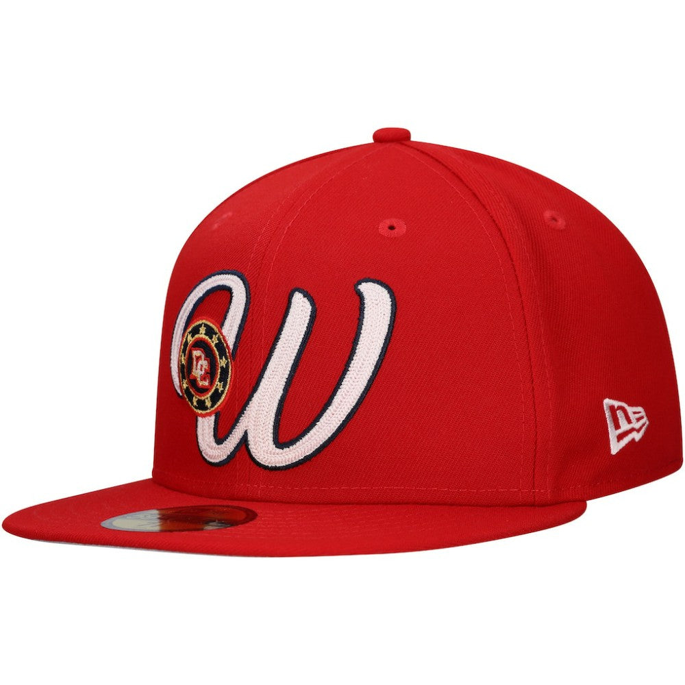 Washington Nationals New Era Duo Logo 2.0 59FIFTY Fitted Hat - Red - New Era Online