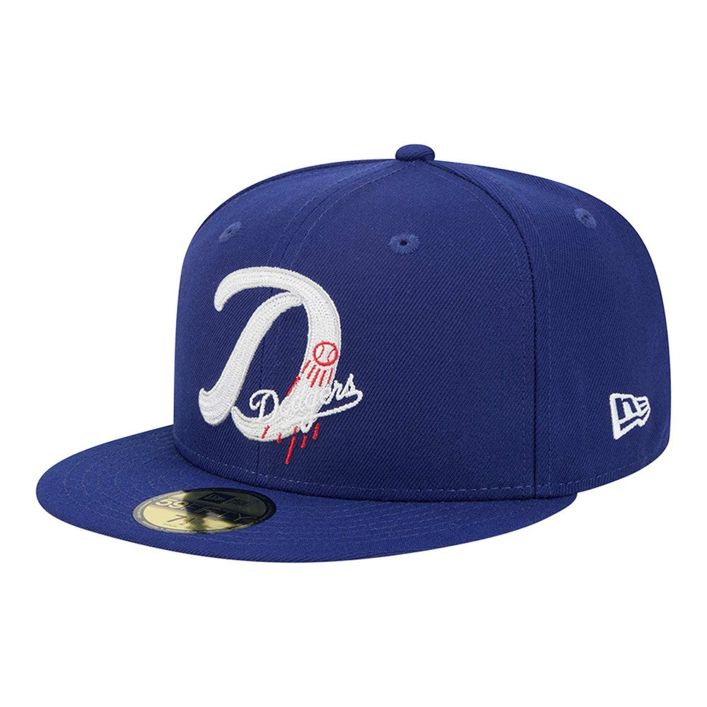 Los Angeles Dodgers New Era Duo Logo 2.0 59FIFTY Fitted Hat - Royal - New Era on Sale